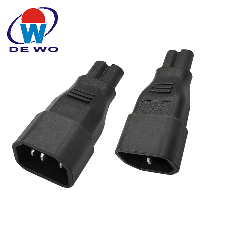 C14-C7電源轉(zhuǎn)換插頭 {C14-C7電源轉(zhuǎn)換插頭 width=